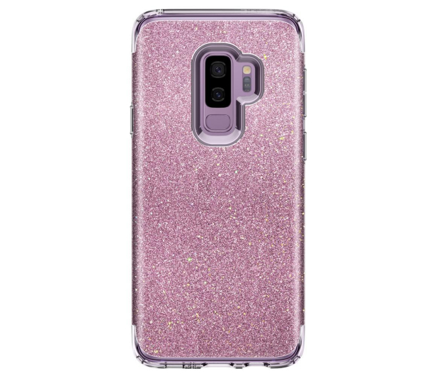Etui Slim Armor Crystal Glitter do Samsung Galaxy S9+ różowe złoto - 424917 - zdjęcie 3